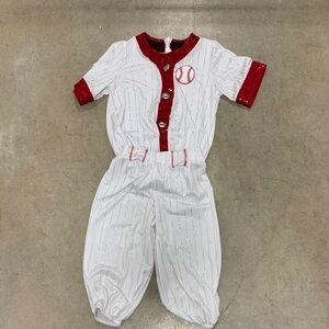 Wish Red and White Play Ball Outfit